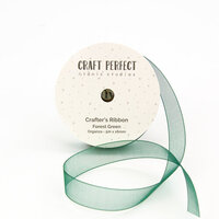 Tonic - Santa's Workshop Collection - Craft Perfect - Crafter's Ribbon - Forest Green