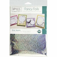 Therm O Web - Fancy Foils - 6 x 8 - Silver Sequins