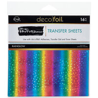 Therm O Web - iCraft - Deco Foil - 6 x 6 Transfer Sheets - 16 Pack - Rainglow