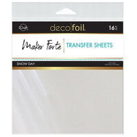 Therm O Web - iCraft - Deco Foil - 6 x 6 Transfer Sheets - Snow Day