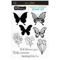 Therm O Web - iCraft - Deco Foil - Clear Photopolymer Stamps - Magical Monarch