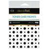 Therm O Web - iCraft - Deco Foil - White Toner Sheets - 4.25 x 5.5 - Lots of Dots - 8 pack