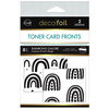 Therm O Web - iCraft - Deco Foil - Toner Card Fronts - Rainbows Galore
