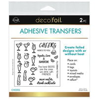 Therm O Web - iCraft - Deco Foil - Adhesives Transfer Sheets - Cheers