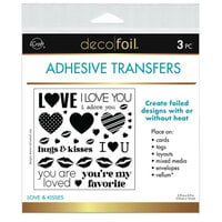 Therm O Web - iCraft - Deco Foil - Adhesive Transfer Sheets - Love and Kisses