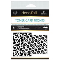 Therm O Web - Icraft - Deco Foil - Toner Card Fronts Collection - Groovy