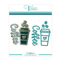 Trinity Stamps - Hot Foil Plate and Die Set - Coffee
