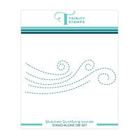 Trinity Stamps - Dies - Stitched Swirling Winds