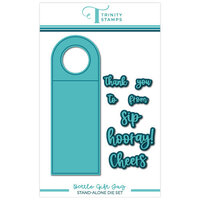 Trinity Stamps - Dies - Bottle Gift Tag
