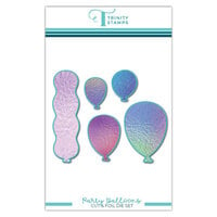 Trinity Stamps - Sweet Summer Celebration Collection - Hot Foil Plate and Die Set - Party Balloons