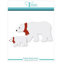 Trinity Stamps - Christmas - Dies - Polar Bear Pair