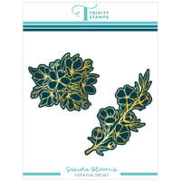 Trinity Stamps - Hot Foil Plate and Die Set - Sakura Blooms
