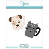 Trinity Stamps - Dies - Cat and Dog Layered Mug Add-On
