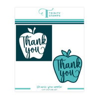 Trinity Stamps - Dies - Thank you Apple