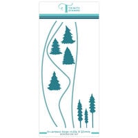 Trinity Stamps - Dies - Embossed Edge Hills and Slopes