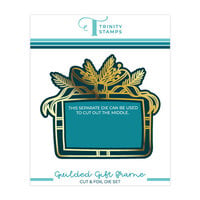 Trinity Stamps - Hot Foil Plate and Die Set - Gilded Gift Frame