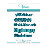 Trinity Stamps - Dies - Simply Sentimental - Christmas