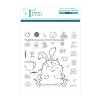 Trinity Stamps - Clear Photopolymer Stamps - Dir-Tea Bunny