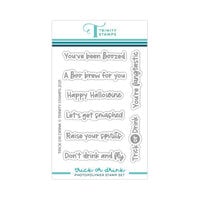 Trinity Stamps - Clear Photopolymer Stamps - Trick Or Drink