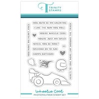 Trinity Stamps - Clear Photopolymer Stamps - Wheelie Cool