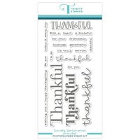 Trinity Stamps - Clear Photopolymer Stamps - Simply Sentimental - Thankful