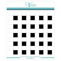 Trinity Stamps - Stencils - Checkered Background