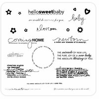 Technique Tuesday - Clear Acrylic Stamps - Sweet Baby by Ali Edwards