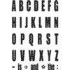 Technique Tuesday - Clear Stamps - Big Timber Alphabet - Capital Letters - Dots - Extra Large, CLEARANCE