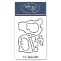 Technique Tuesday - Animal House Collection - DIY Steel Die - Family of Bears