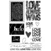 Technique Tuesday - Clear Acrylic Stamps - Love Always Wins by Ali Edwards