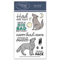 Technique Tuesday - Animal House Collection - Clear Photopolymer Stamps - Wolf