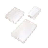 Scrapbook.com - Perfect Clear Acrylic Stamp Block Bundle - Medium Variety - 3 Pack