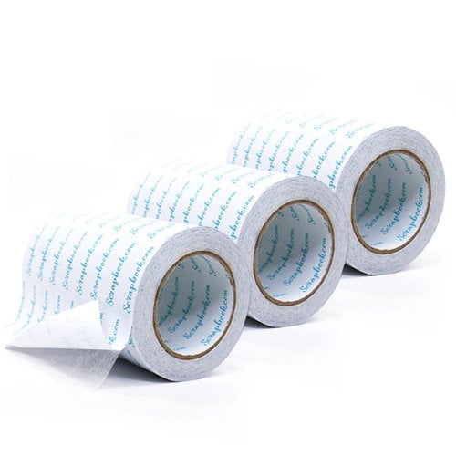 Double Sided Glue Tape Roller, 6 Pack Crafts Adhesive Scrapbook Tape,  Scrapbooking Supplies for Office, Crafting, Photo, Album, Making Cards