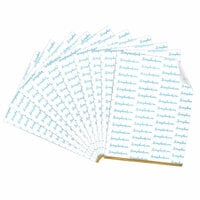 Scrapbook.com - Clear Double Sided Adhesive Sheets - 8.5 x 11 Inches - Permanent - 10 Sheets