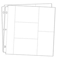 Scrapbook.com - Universal 12x12 Pocket Page Protectors - Style 1 - 20 Pack