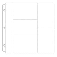 Scrapbook.com - Universal 12 x 12 Pocket Page Protectors - Style 1 - 10 Pack