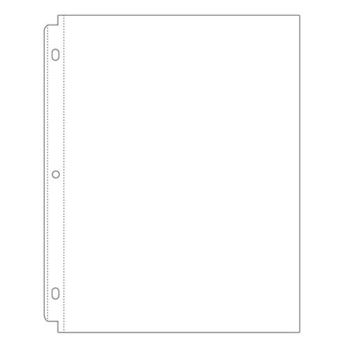 Sheet Protectors 8.5 X 11 Inch Clear Page Protectors for 3 Ring