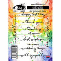 Visible Image - Clear Acrylic Stamps - Go To Words