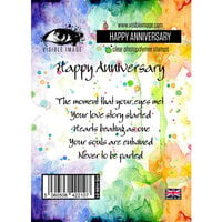 Visible Image - Clear Photopolymer Stamps - Happy Anniversary