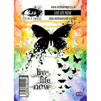 Visible Image - Clear Acrylic Stamps - Live Life Now