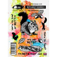 Visible Image - Clear Photopolymer Stamps - Nuts About Squirrels