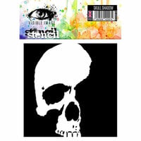 Visible Image - 6 x 6 Stencil - Skull Shadow
