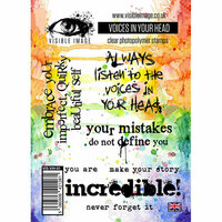 Visible Image - Clear Acrylic Stamps - Voices In Your Head