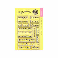 Waffle Flower Crafts - Clear Photopolymer Stamps - Label Greetings