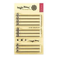 Waffle Flower Crafts - Clear Photopolymer Stamps - Bullet List