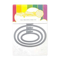 Waffle Flower Crafts - Hope Collection - Craft Dies - Oval Embroidery Hoops