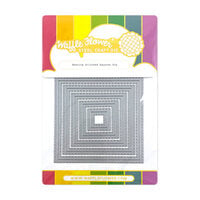 Waffle Flower Crafts - Craft Dies - Nesting Stitched Squares