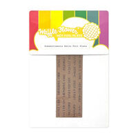 Waffle Flower Crafts - Hot Foil Plate - Subsentiments Hello
