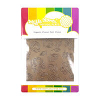 Waffle Flower Crafts - Hot Foil Plate - Organic Floral