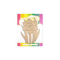 Waffle Flower Crafts - Hot Foil Plate - Sketched Daffodil